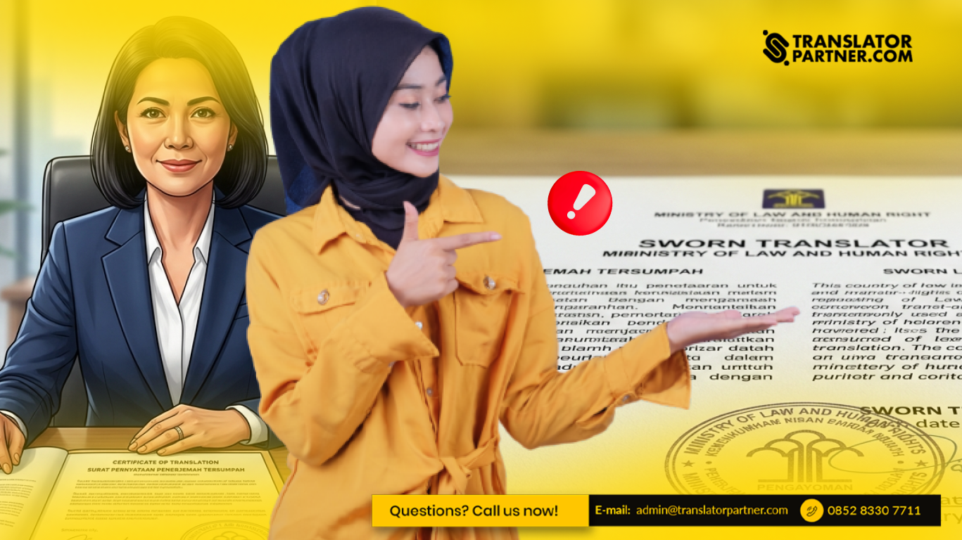 Ciri Penerjemah Tersumpah Resmi Kemenkumham
