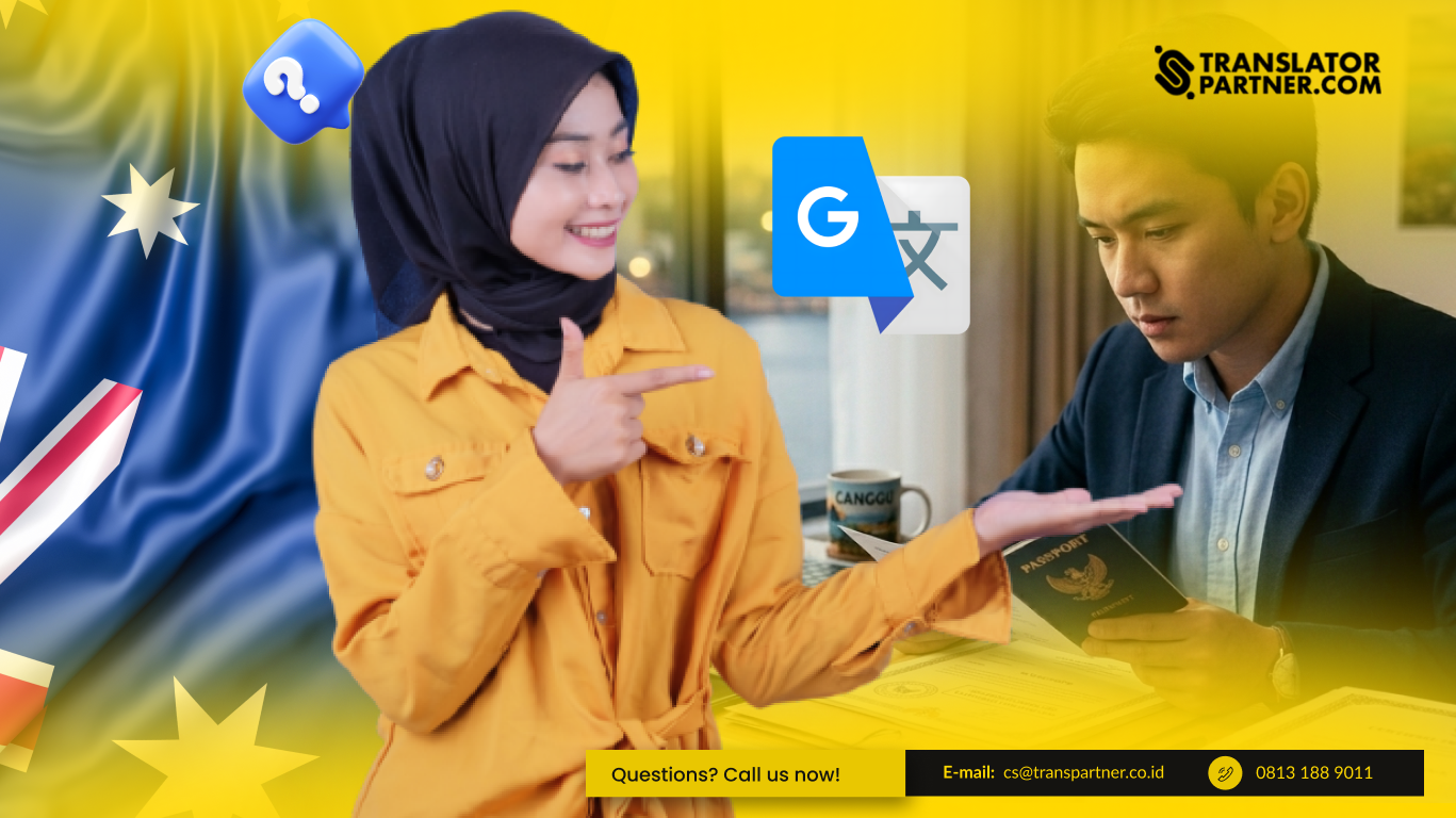 Translate Dokumen untuk Australia Awards