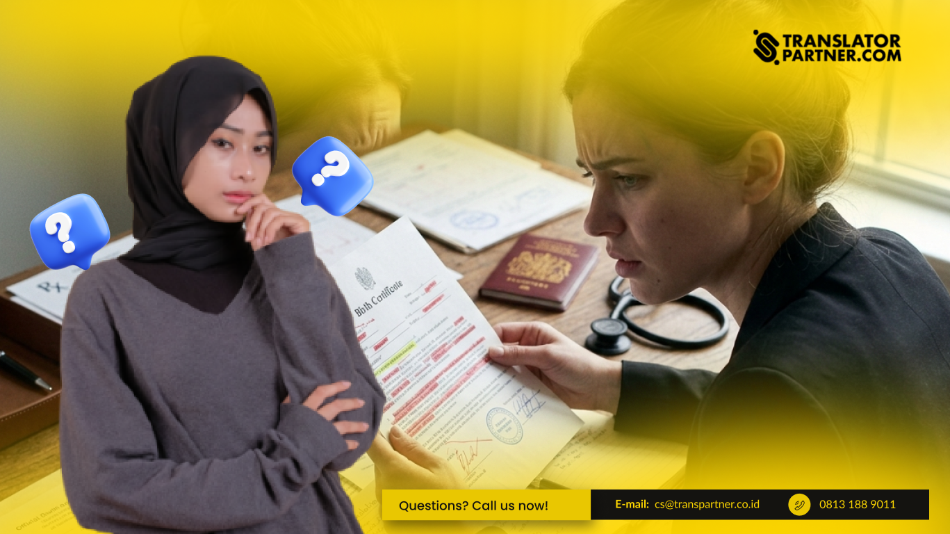 Kesalahan Translate Akta Lahir